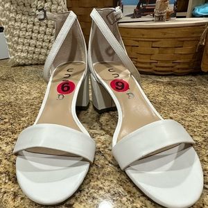 Unisa White Sandals - Size 6 - NWT